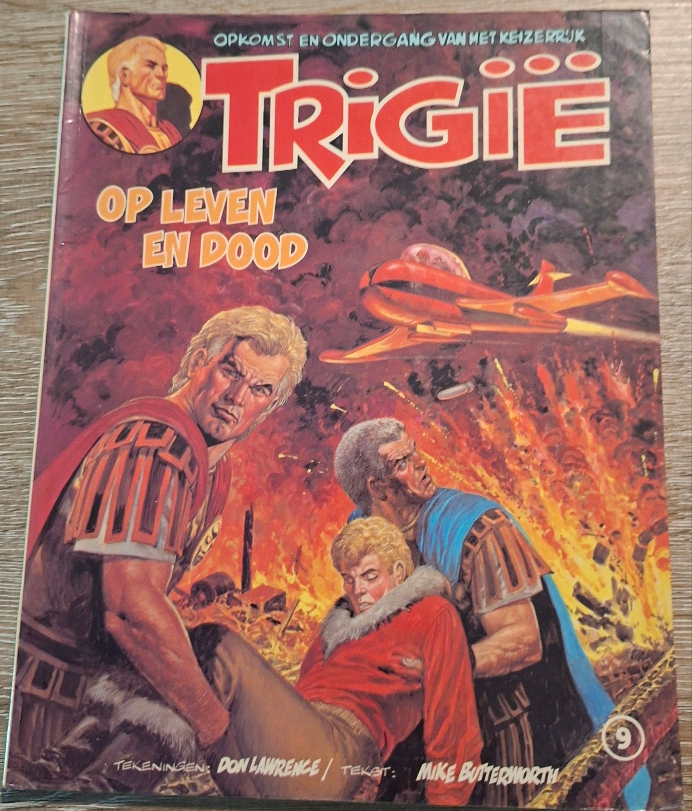 Trigië nr 9, Eén stripboek, Ophalen of Verzenden, Gelezen
