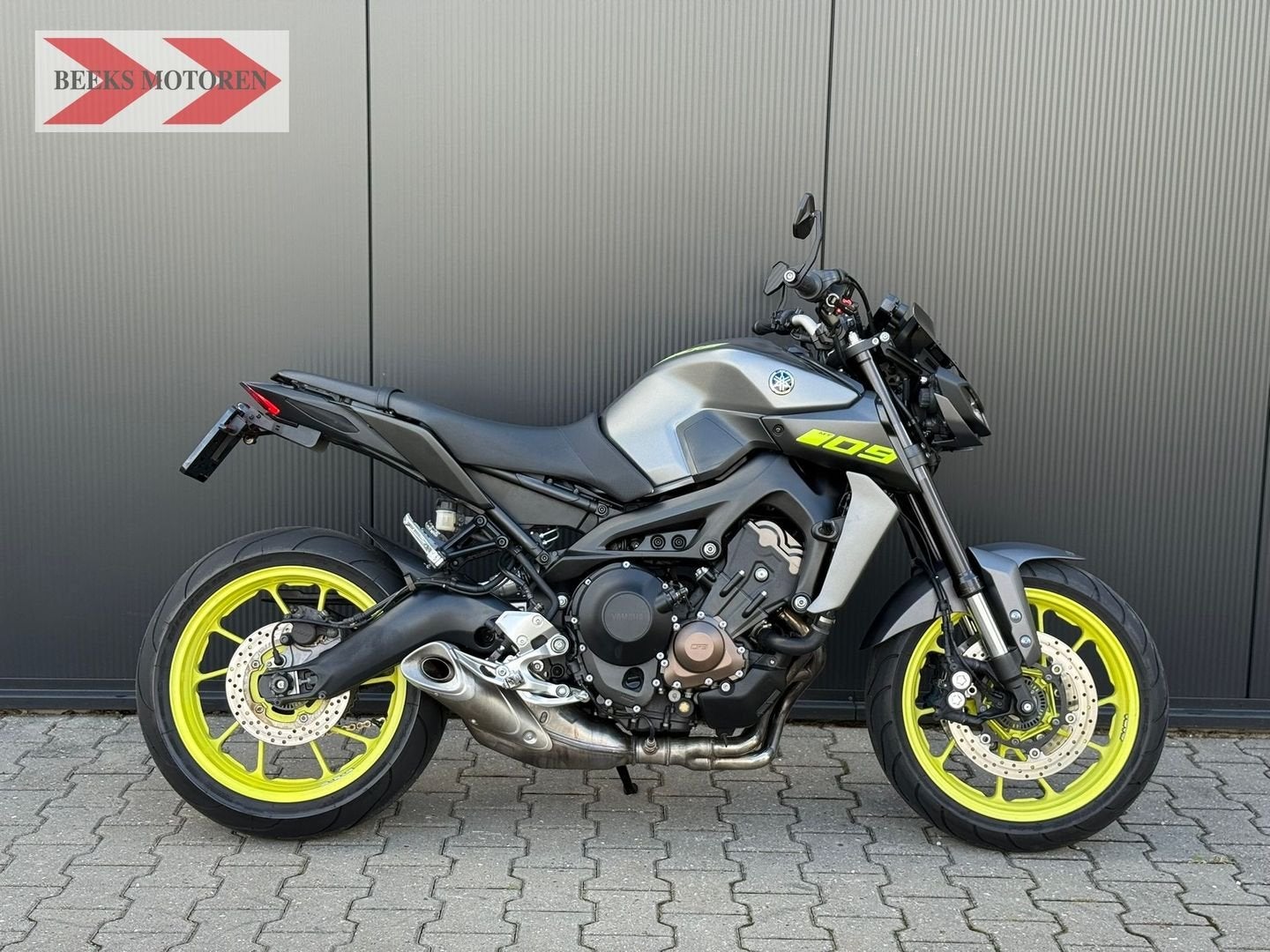 NIEUWSTAAT YAMAHA MT 09 ABS 2018 NIGHT FLUO - Quickshifter, Motorrijbewijs A, Bedrijf, Meer dan 35 kW, YAMAHA