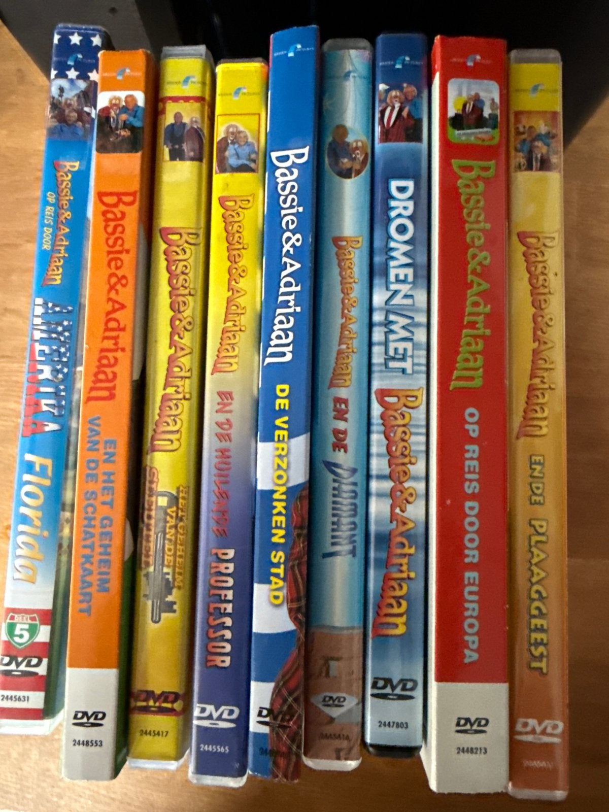 Bassie & Adriaan DVD Collectie - 9 Films, Gebruikt, Verzamelbox, Alle leeftijden, Familie
