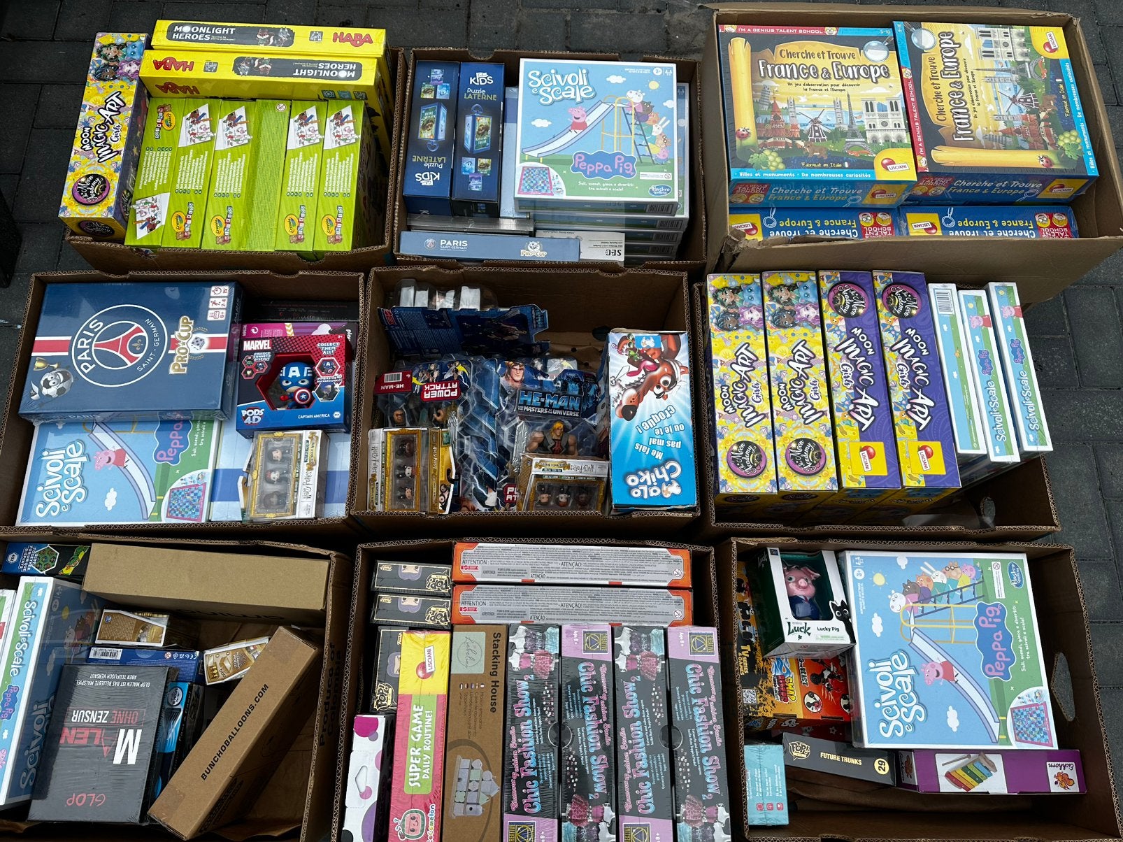 Partij nieuw Speelgoed!! 108 stuks, Ophalen, Nieuw