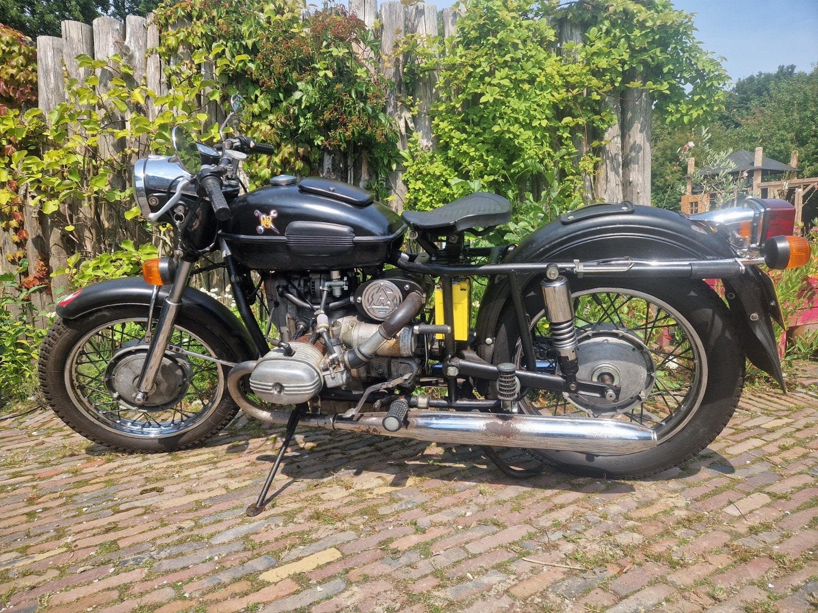 Ural Retro Solo Classic Tourist, Motoren, Cardan-aandrijving, 2 cilinders, 649 cc, Gebruikt