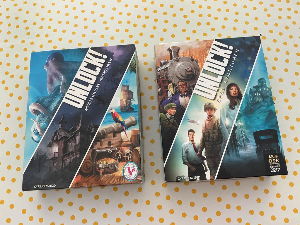 Unlock Mysterieuze Avonturen (nr 2) & Spel Avonturen (nr 10), Vijf spelers of meer, Ophalen, Zo goed als nieuw