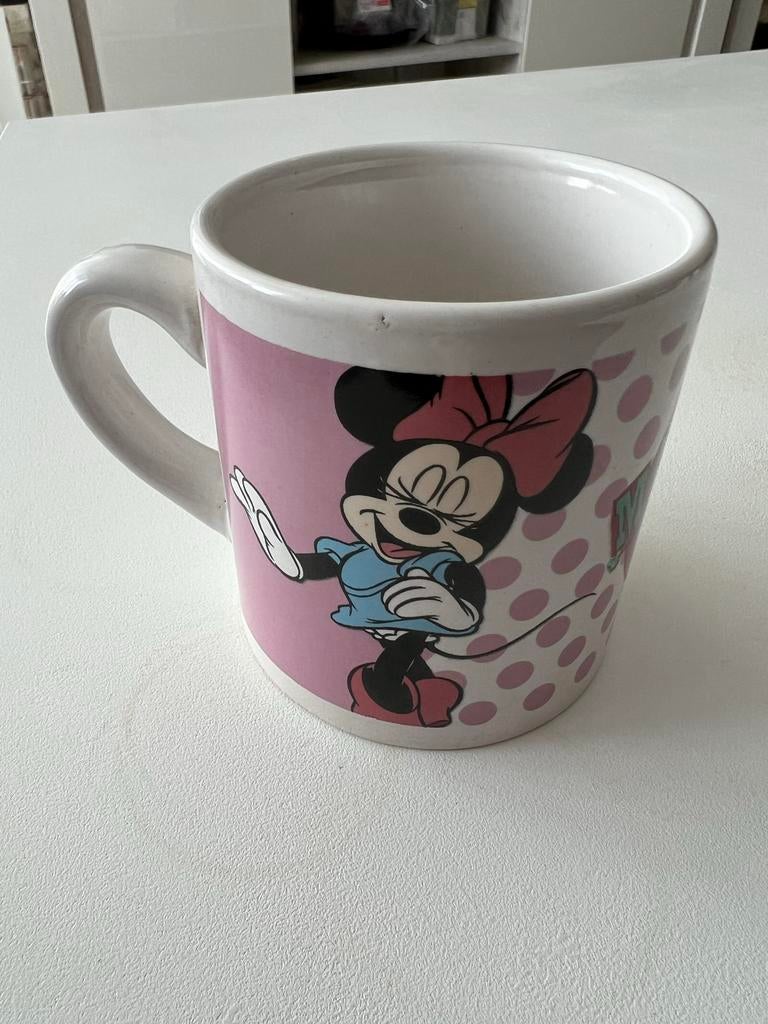 Minnie Mouse Mok - Disney Collectie, Gebruikt, Keramiek, Ophalen of Verzenden, Overige stijlen