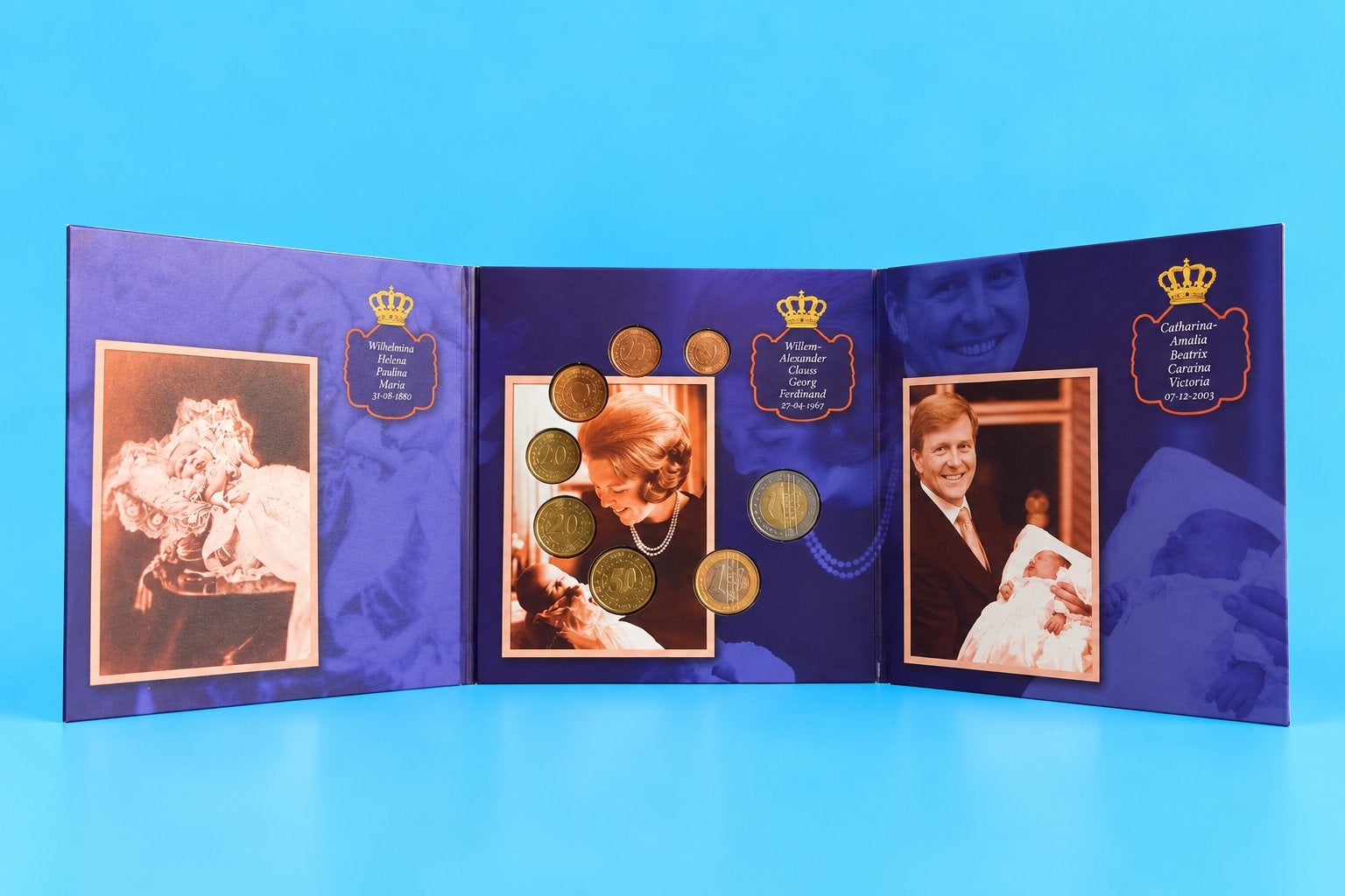 Koninklijke Geboorteset 2003 (Prinses Amalia) BU + zilveren, Setje, Zilver, Overige landen, Overige waardes