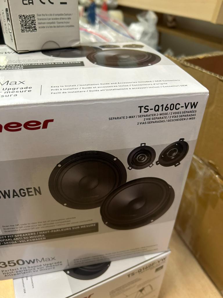 Pioneer TS-Q160c-VW - Compo set, VW, Seat, Skoda - 350Watt, Ophalen of Verzenden, Info@pioneer.com, Belgie, Pioneer Benelux BV
