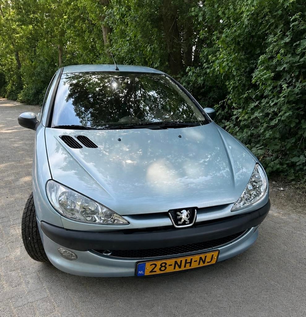 Peugeot 206 1.6 16V Gentry 5D AUT 2003 Grijs. Km 166500, 40 €/maand, 4 cilinders, 1039 kg, 550 kg