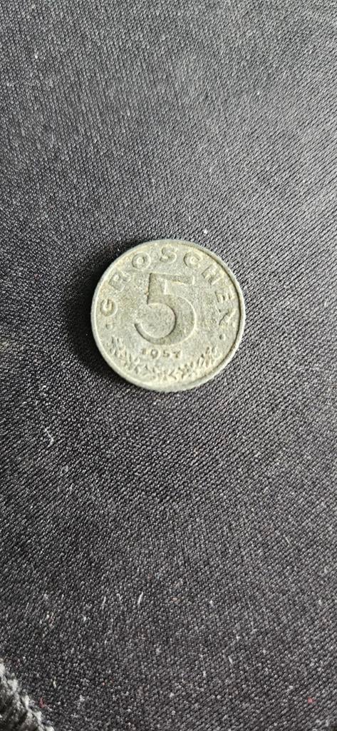 5 Groschen Oostenrijk 1957, Ophalen of Verzenden, Oostenrijk