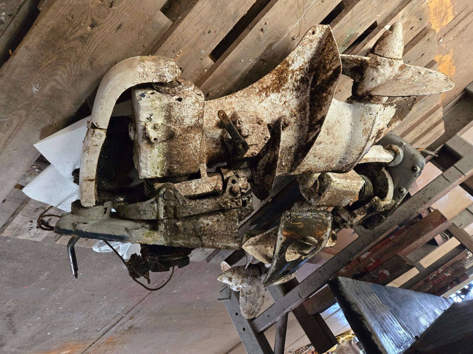 Enfield 130 Heckdrive voor onderdelen, Ophalen, Gebruikt, Motor en Techniek, Zeilboot of Motorboot