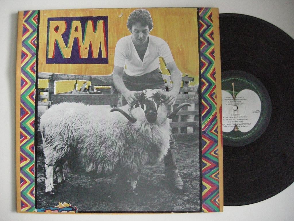 Paul & Linda McCartney RAM - LP vinyl zgan, Cd's en Dvd's, Ophalen, Zo goed als nieuw, 12 inch, Rock-'n-Roll