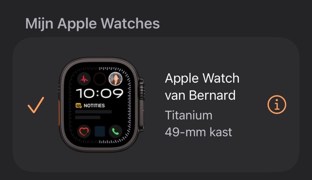 Apple watch ULTRA 3 Titanium