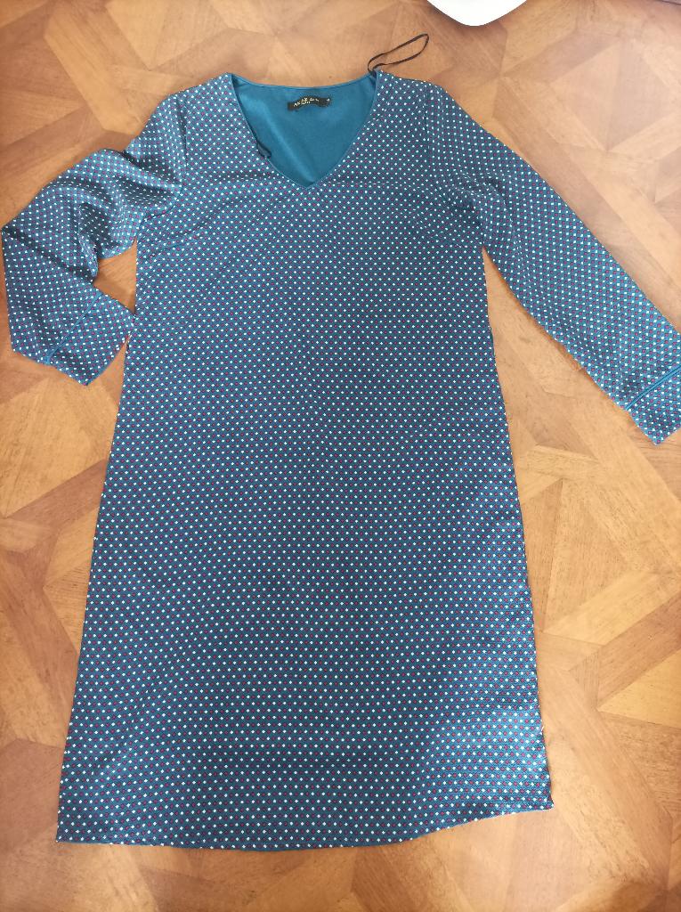 Akoz jurk maat S, Blauw, Akoz, Ophalen of Verzenden, Zo goed als nieuw