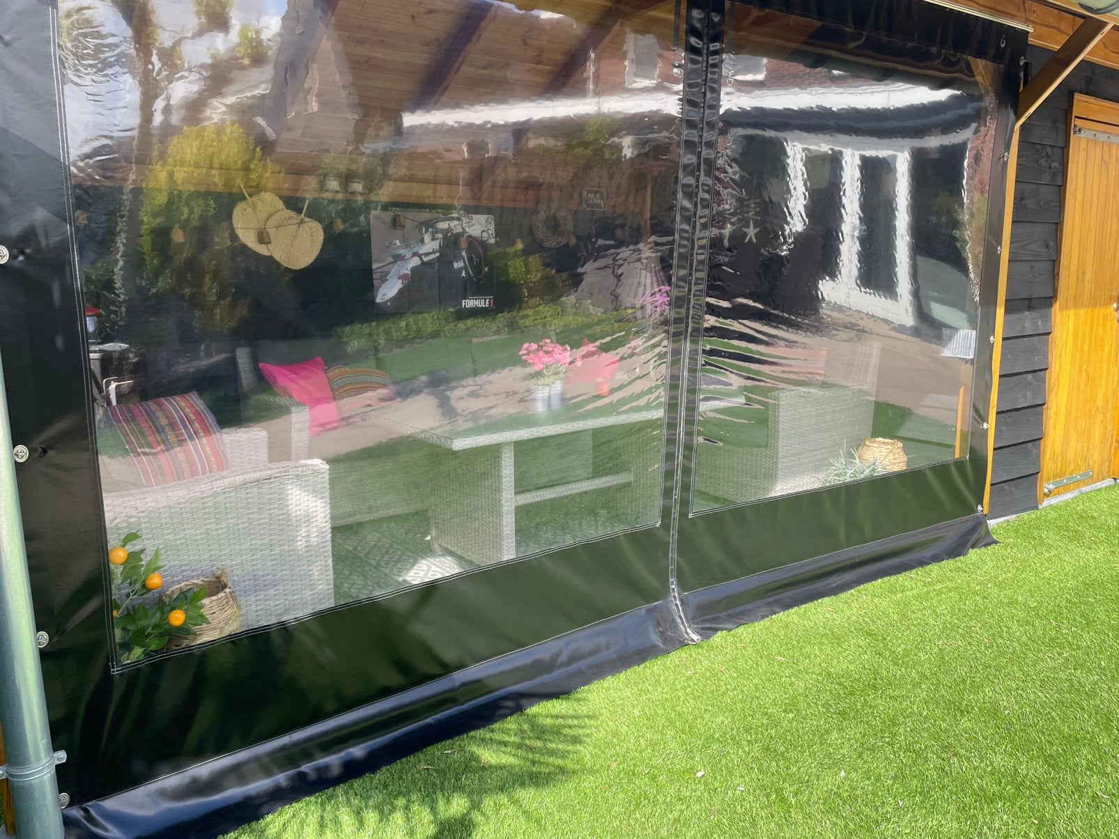 Voorwand pvc zijl, Ophalen of Verzenden, Gebruikt, Serre