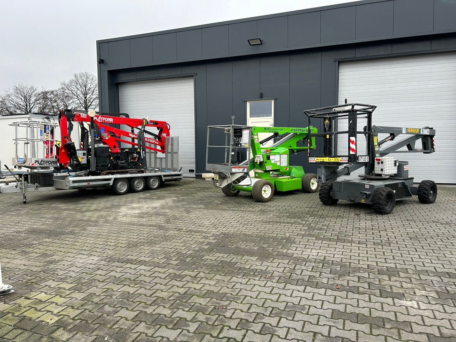 hoogwerker huren? 12 meter hoog, Ophalen