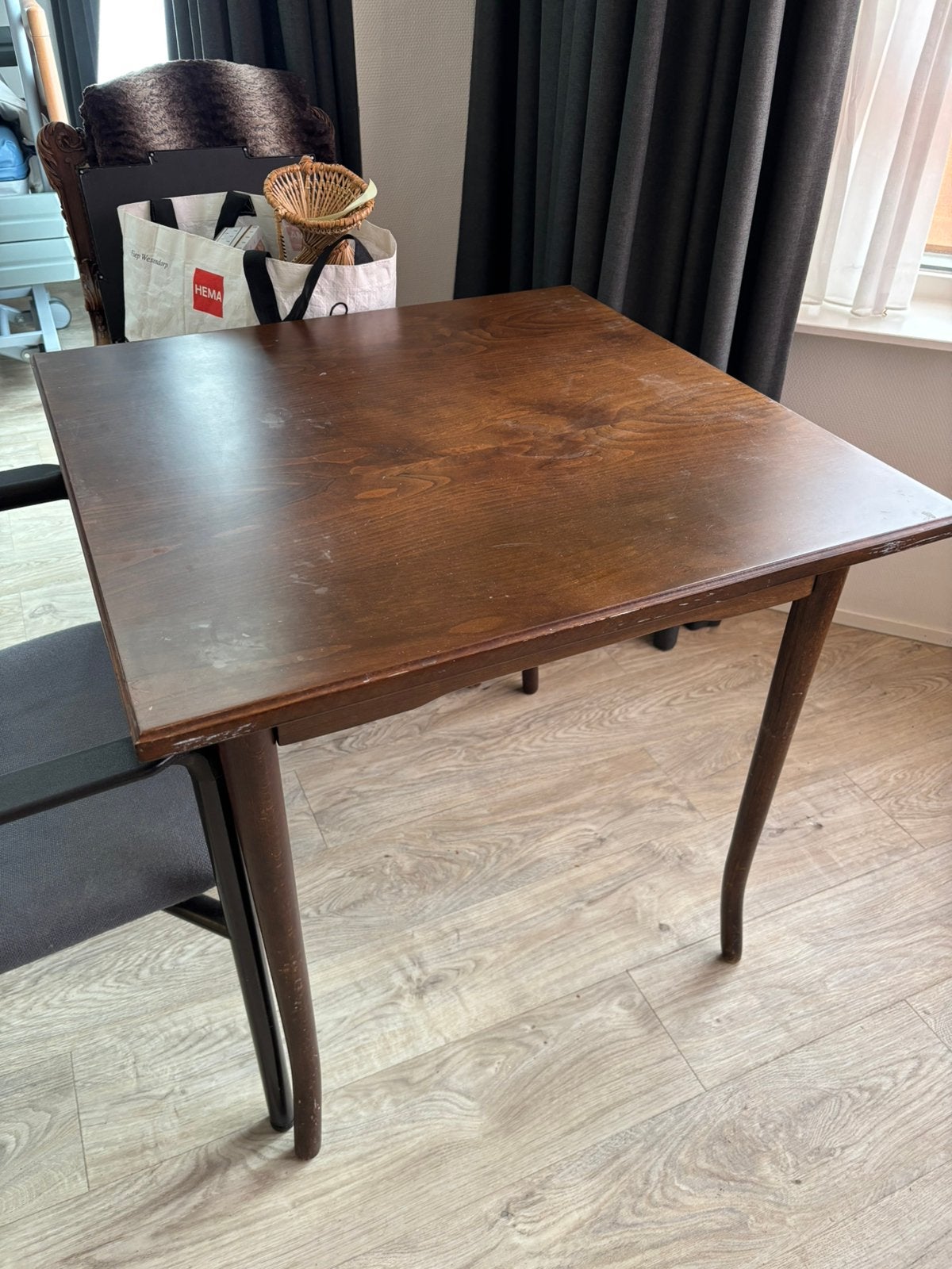 Kleine eettafel - ophalen maandag, gratis!, Ophalen, Gebruikt, 50 tot 100 cm, Vier personen