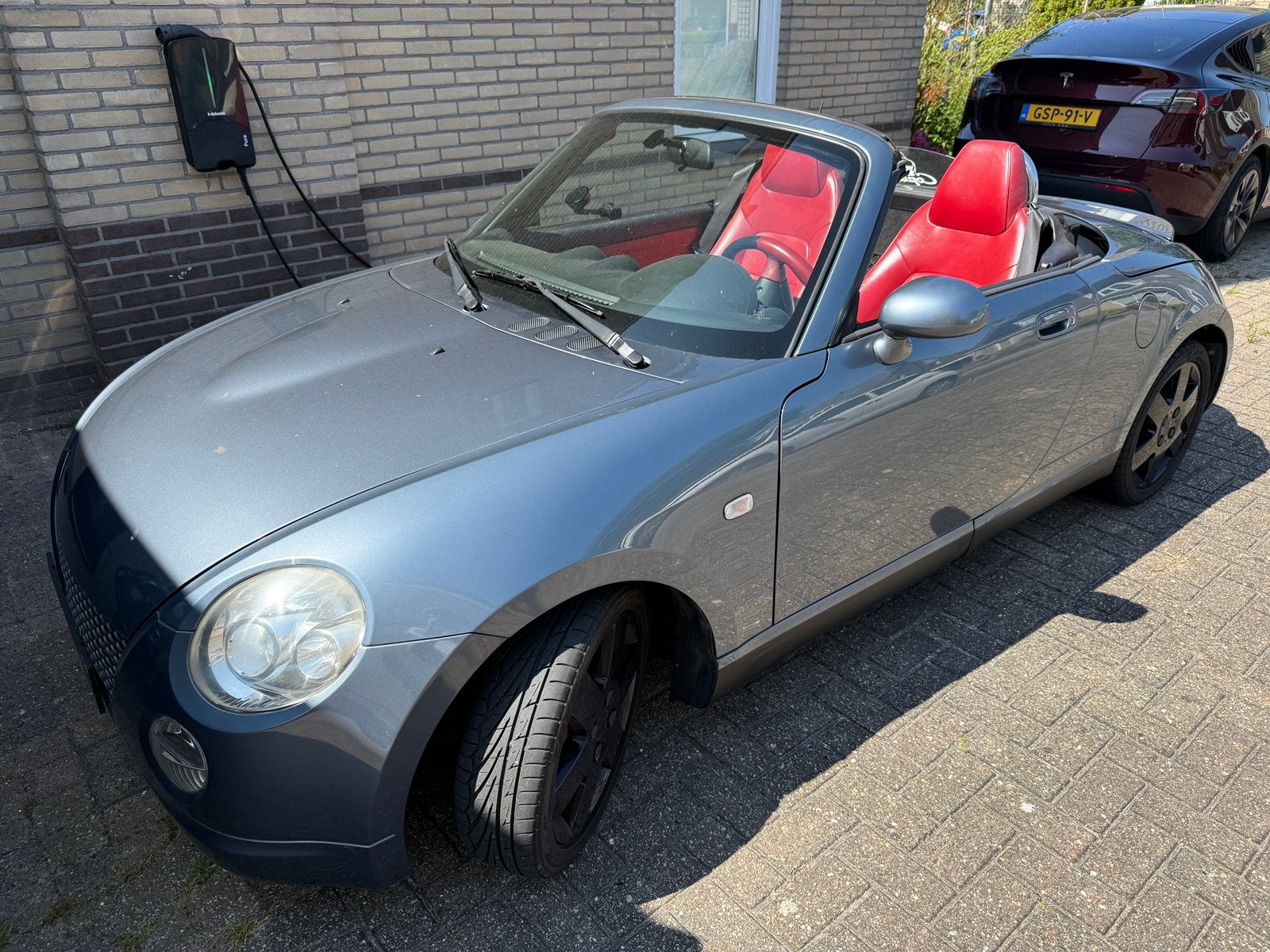 Daihatsu 2006 Grijs, links gestuurd, verse APK, Voorwielaandrijving, Euro 5, 4 cilinders, Cabriolet