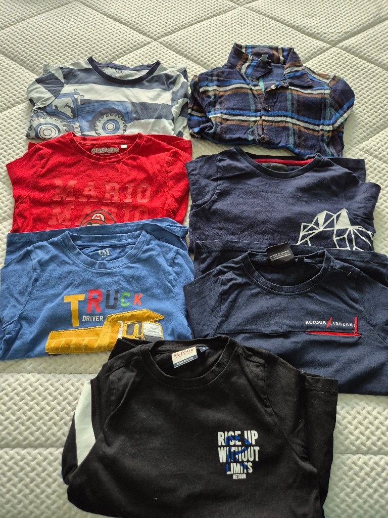 Longsleeve shirts maat 116, Ophalen of Verzenden, Zo goed als nieuw, Shirt of Longsleeve, Retour Denim