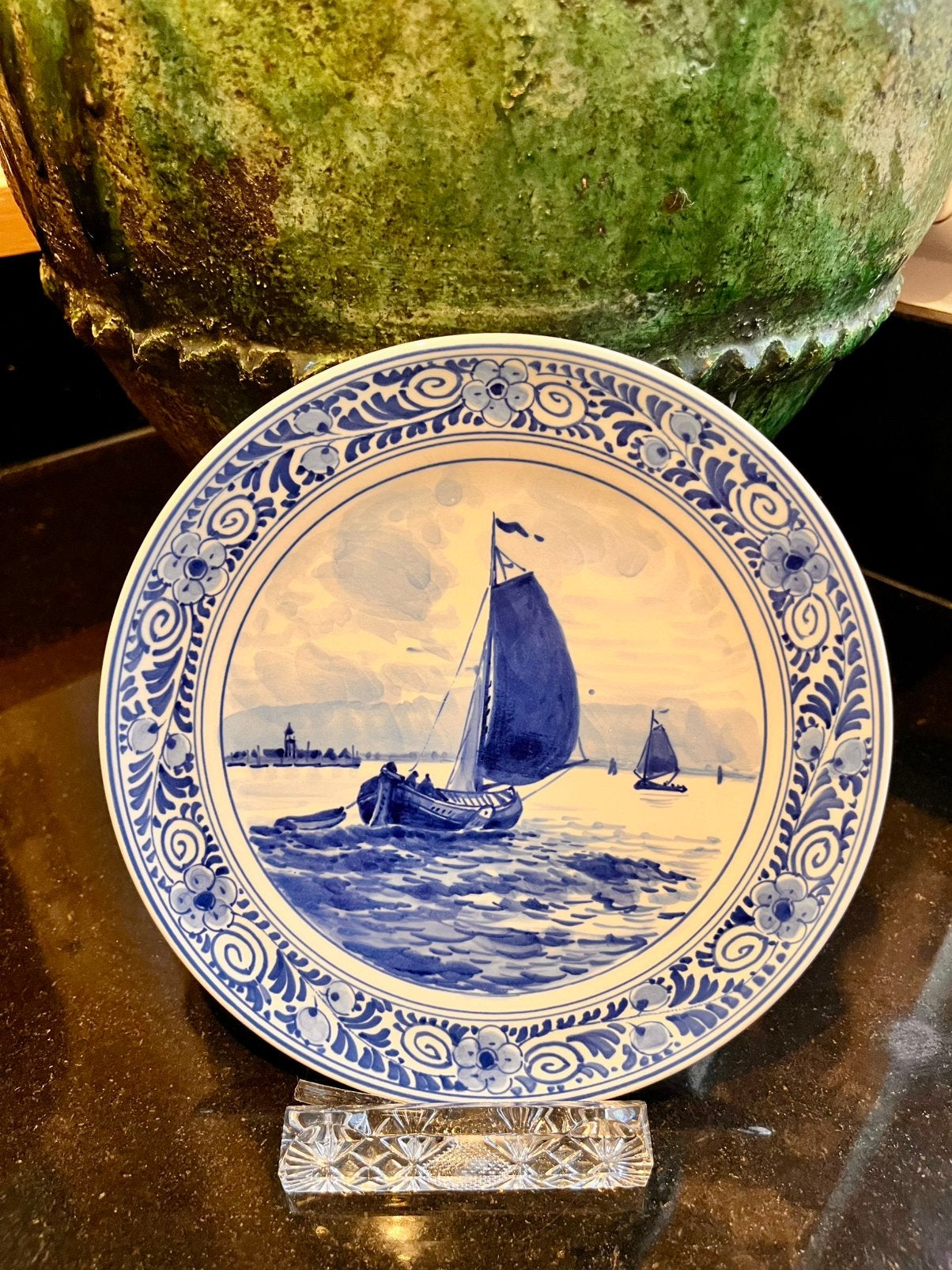 De Porceleyne Fles wandbordje bootjes 💙, Ophalen of Verzenden