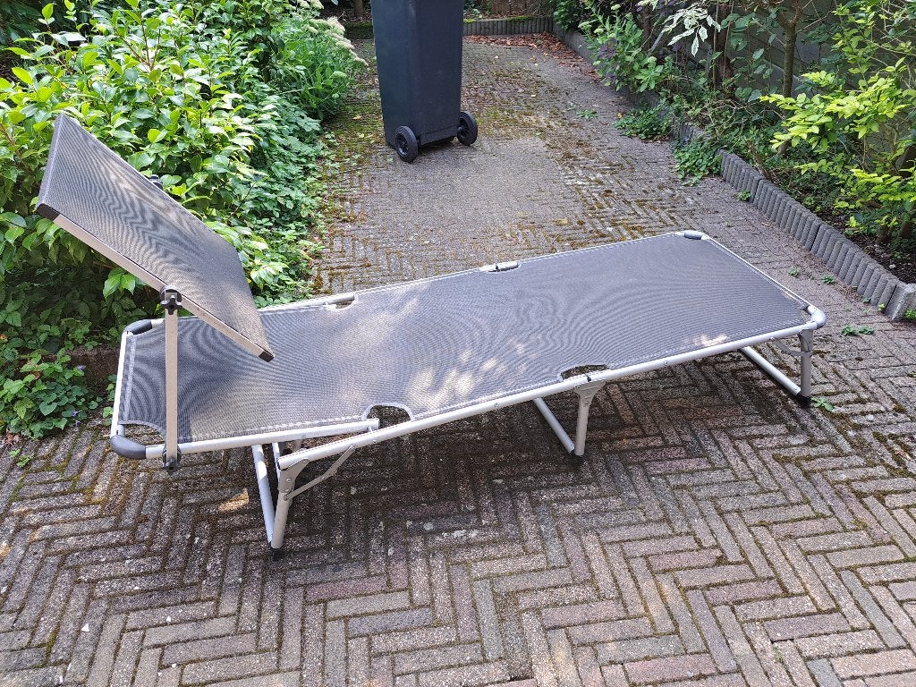 Opvouwbare ligstoel, Ophalen, Gebruikt, Aluminium, Inklapbaar