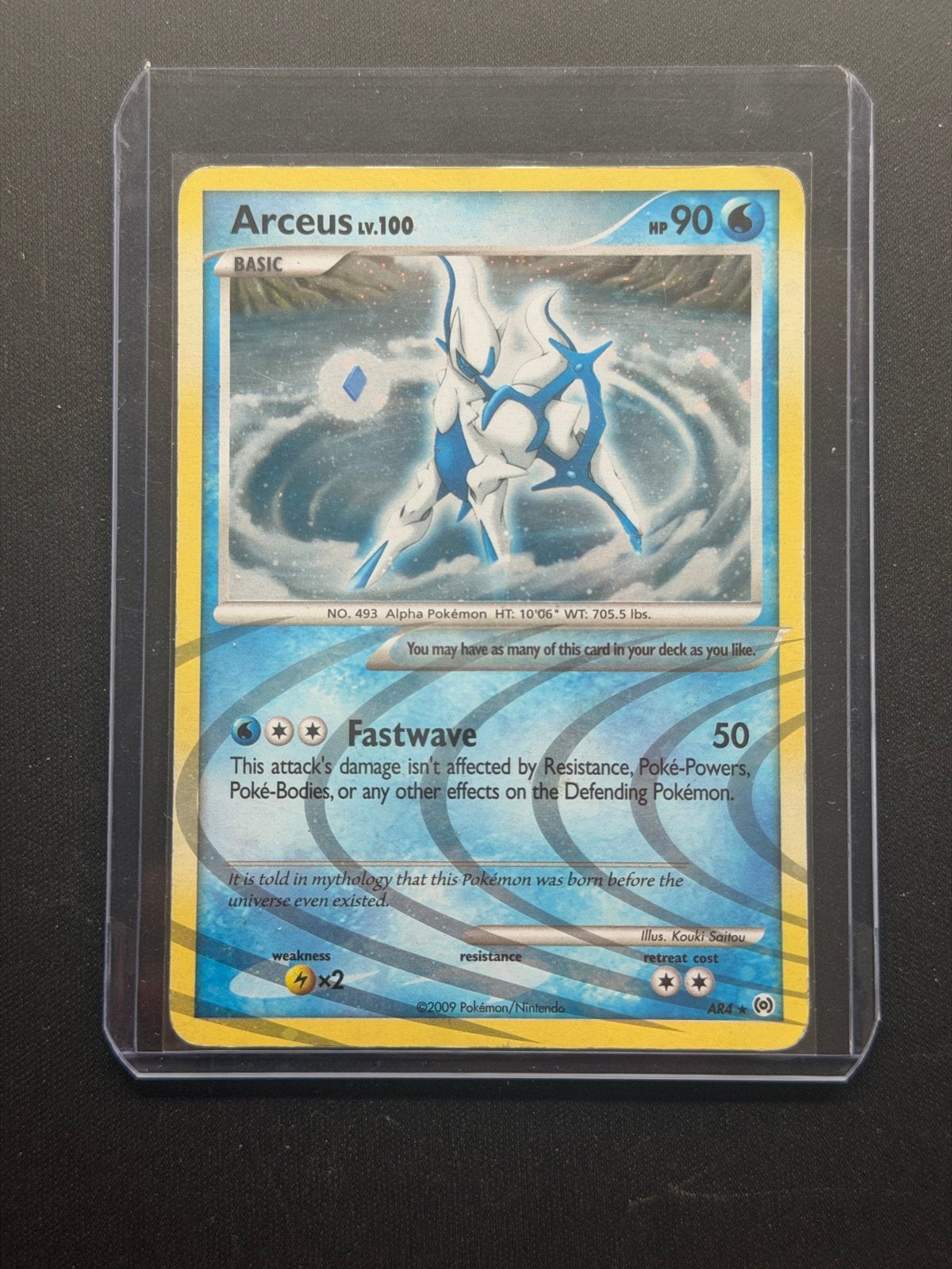 Arceus LV.100 AR4, Ophalen of Verzenden, Zo goed als nieuw, Losse kaart, Foil