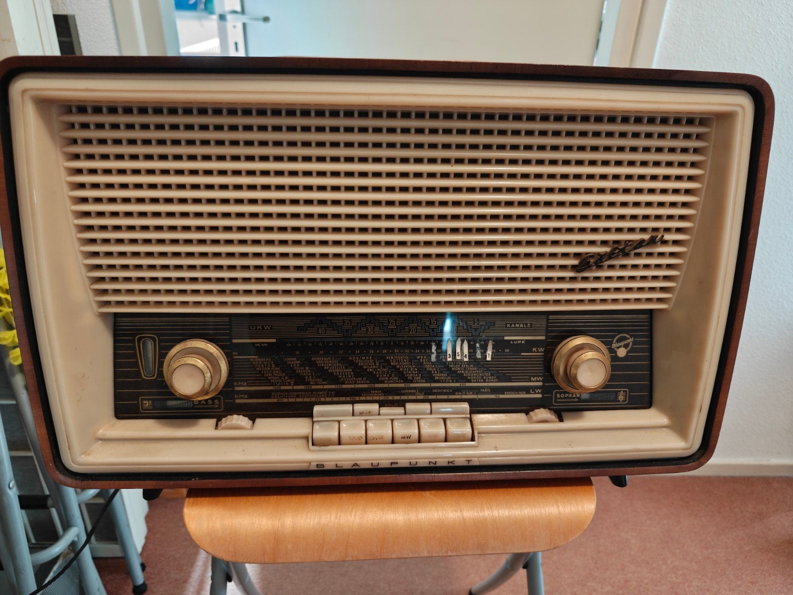 Blauwpunkt buizenradio, Antiek en Kunst, Ophalen
