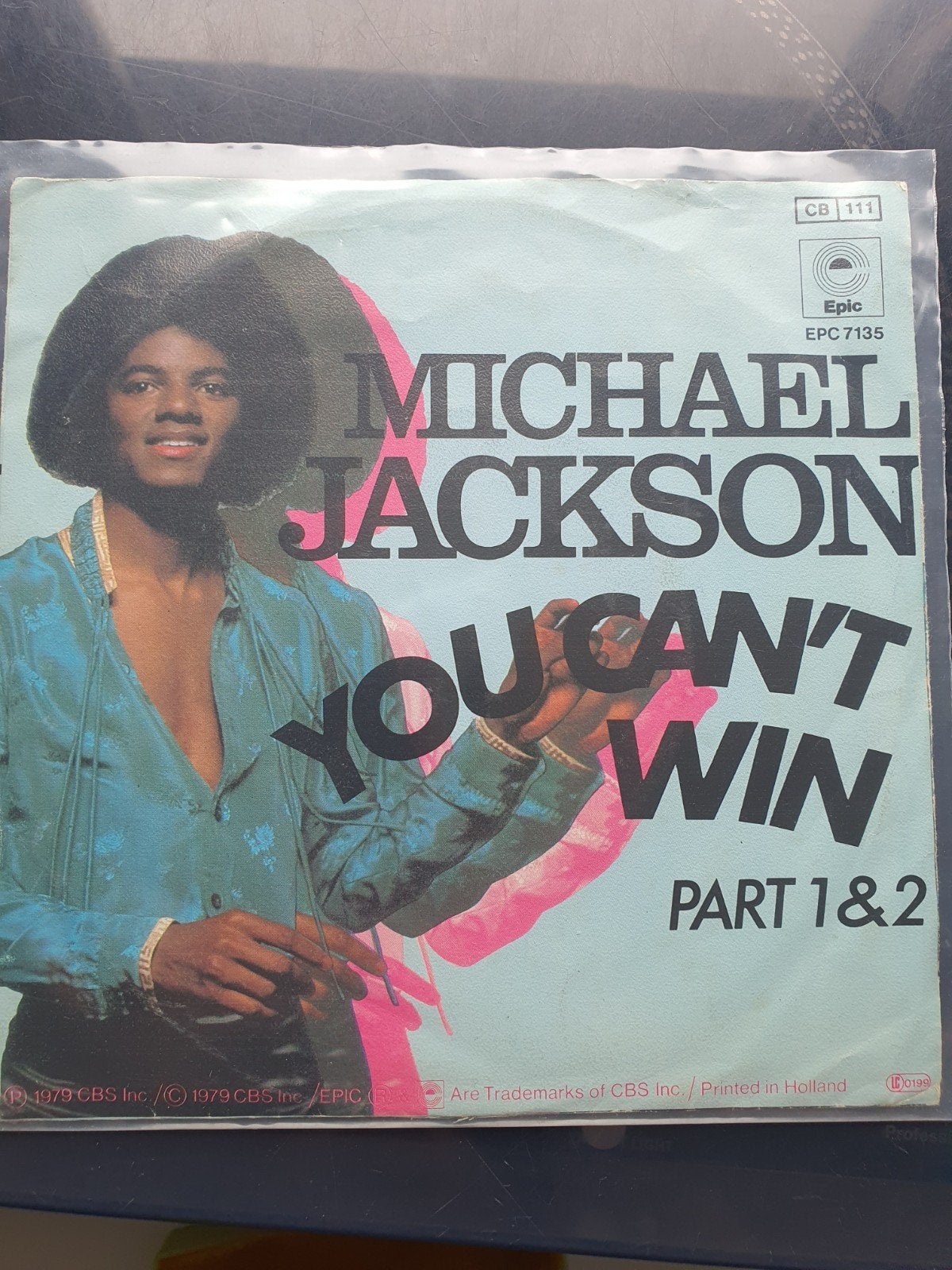 Michael Jackson, vinyl single You Can't Win, Ophalen of Verzenden, Gebruikt, Pop