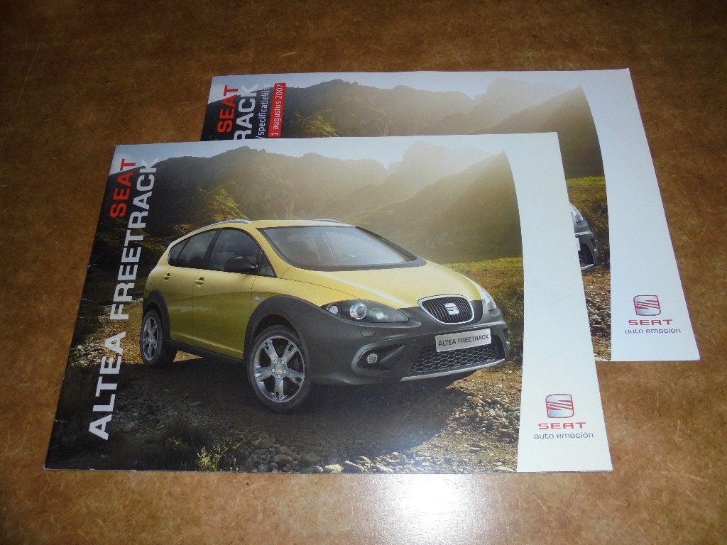 brochure Seat Altea Freetrack  2008, Ophalen of Verzenden, Nieuw, Overige merken