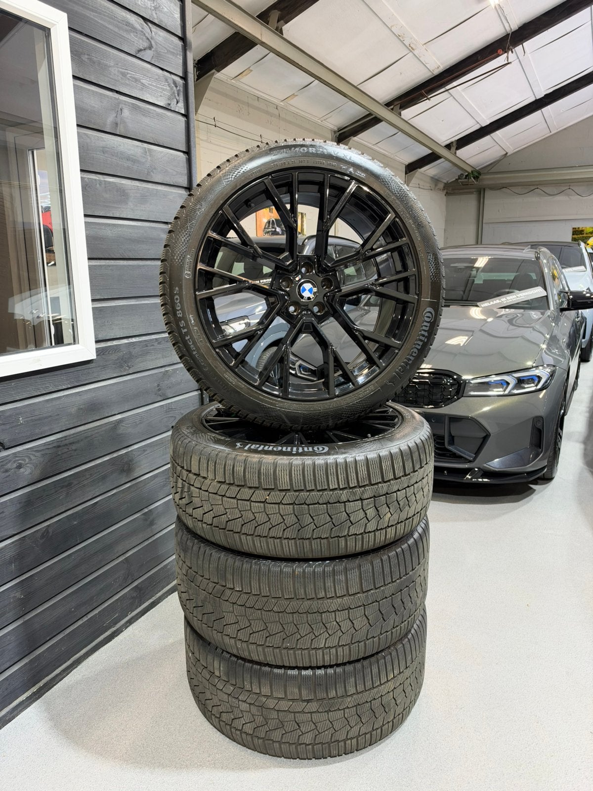 21” winterset BMW X5 G05 Continental Winterbanden, Ophalen, Gebruikt, Banden en Velgen, Personenwagen