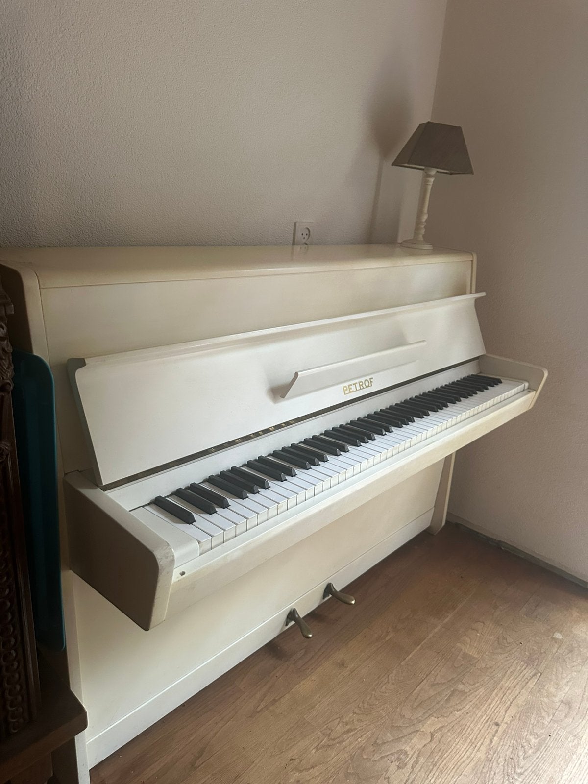 Petrof piano wit, Muziek en Instrumenten, Piano's, Ophalen, Gebruikt, Wit