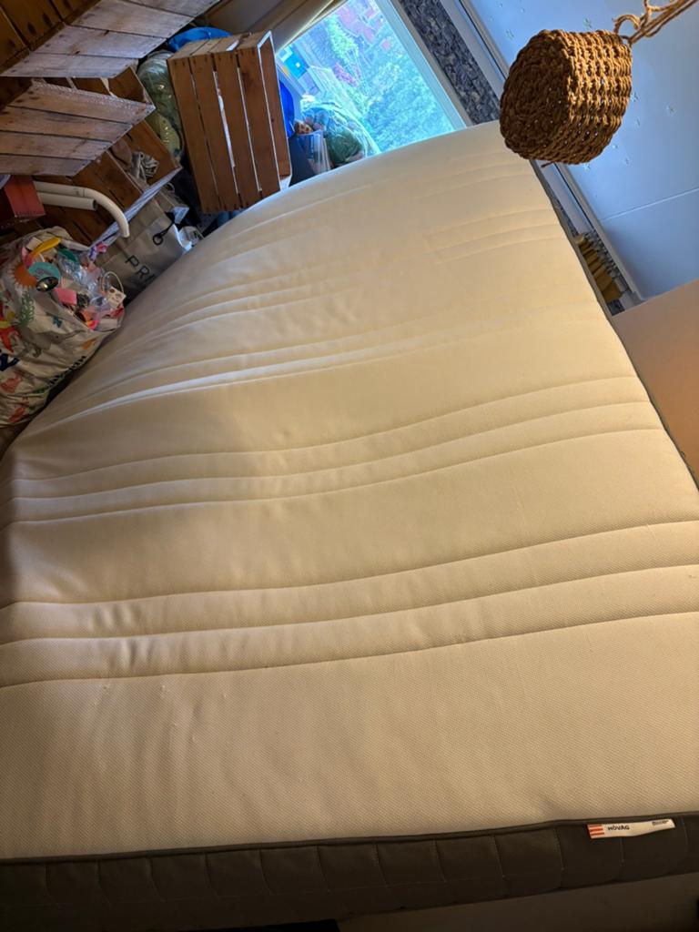HOVAG stevig matras 160/200 zeer goed en schoon, Ophalen, Zo goed als nieuw, Tweepersoons, 160 cm