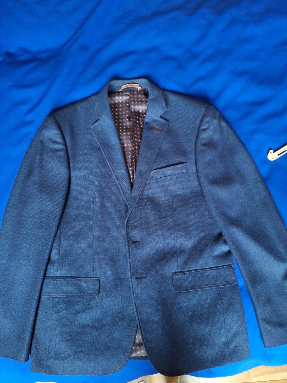 kolbert heren blauw, Ophalen of Verzenden, Zo goed als nieuw, Blauw
