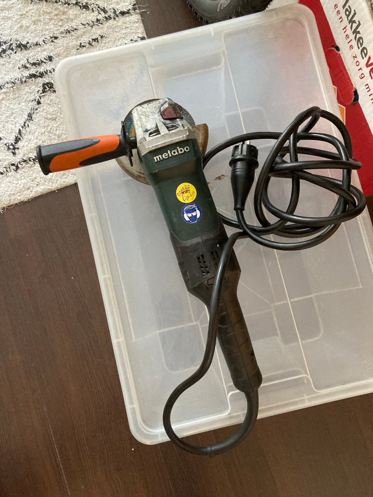Metabo Haakse Slijper Quick - profi versie, Ophalen of Verzenden, Gebruikt, 700 tot 1000 watt, Haakse handslijpmachine