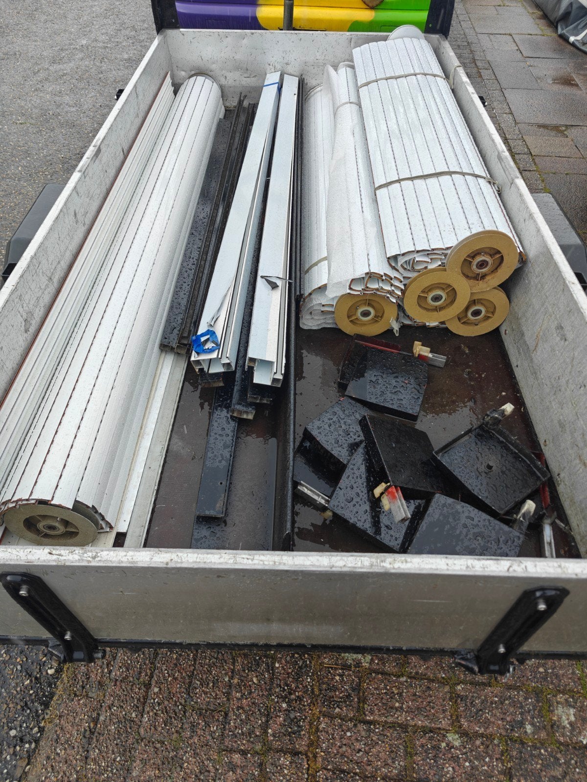 Rolluiken, Doe-het-zelf en Verbouw, Rolluiken, Ophalen, Wit
