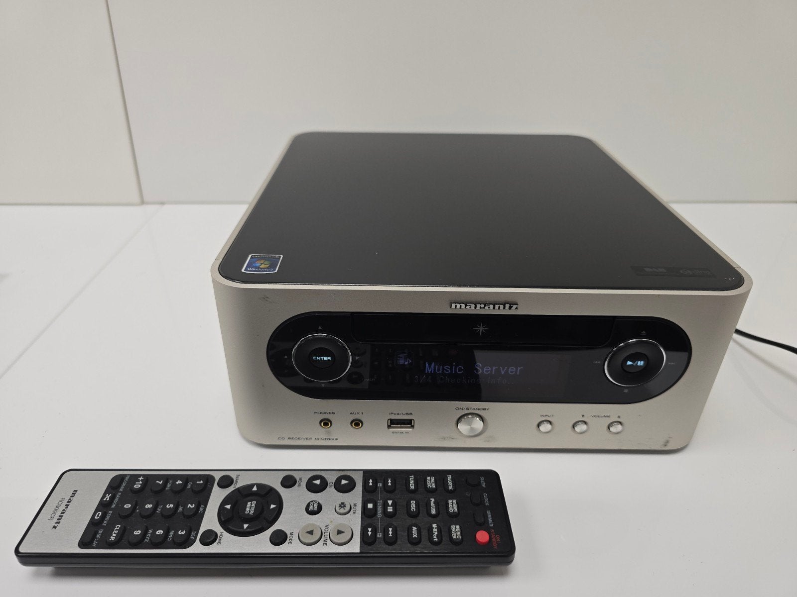Marantz M-CR603 Netwerk Receiver CD / Ipod speler, Ophalen of Verzenden, Gebruikt