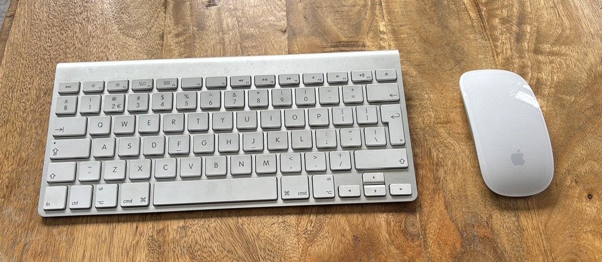 Apple toetsenbord en Apple Mouse, Computers en Software, Toetsenborden, Ophalen, Gebruikt