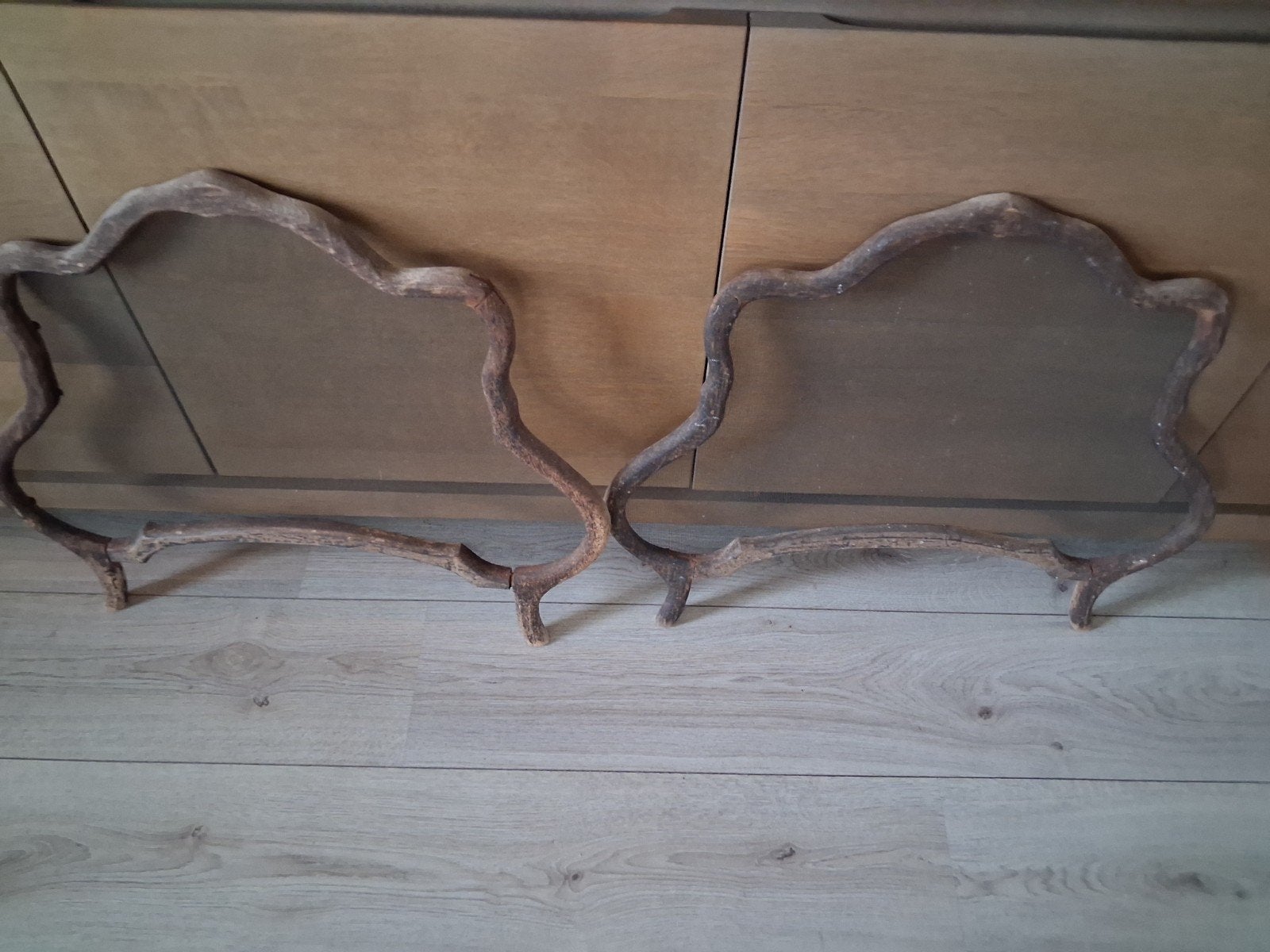 2 Antieke Brocante Raamhorren, Ophalen