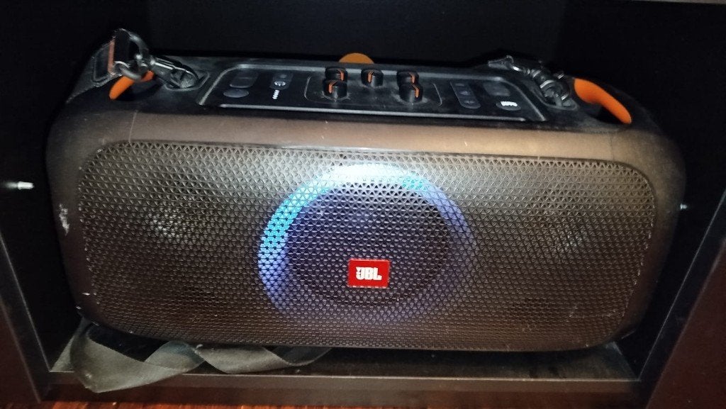 JBL PartyBox On-The-Go: Geweldig geluid, draagbaar., Ophalen of Verzenden, Gebruikt