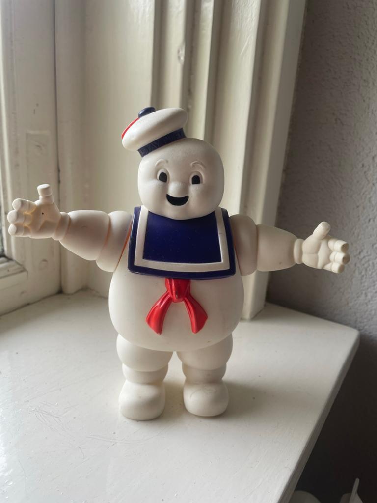 Vintage Stay Puft Marshmallow Man figuur - Ghostbusters, Verzamelen, Poppetjes en Figuurtjes, Ophalen of Verzenden, Gebruikt