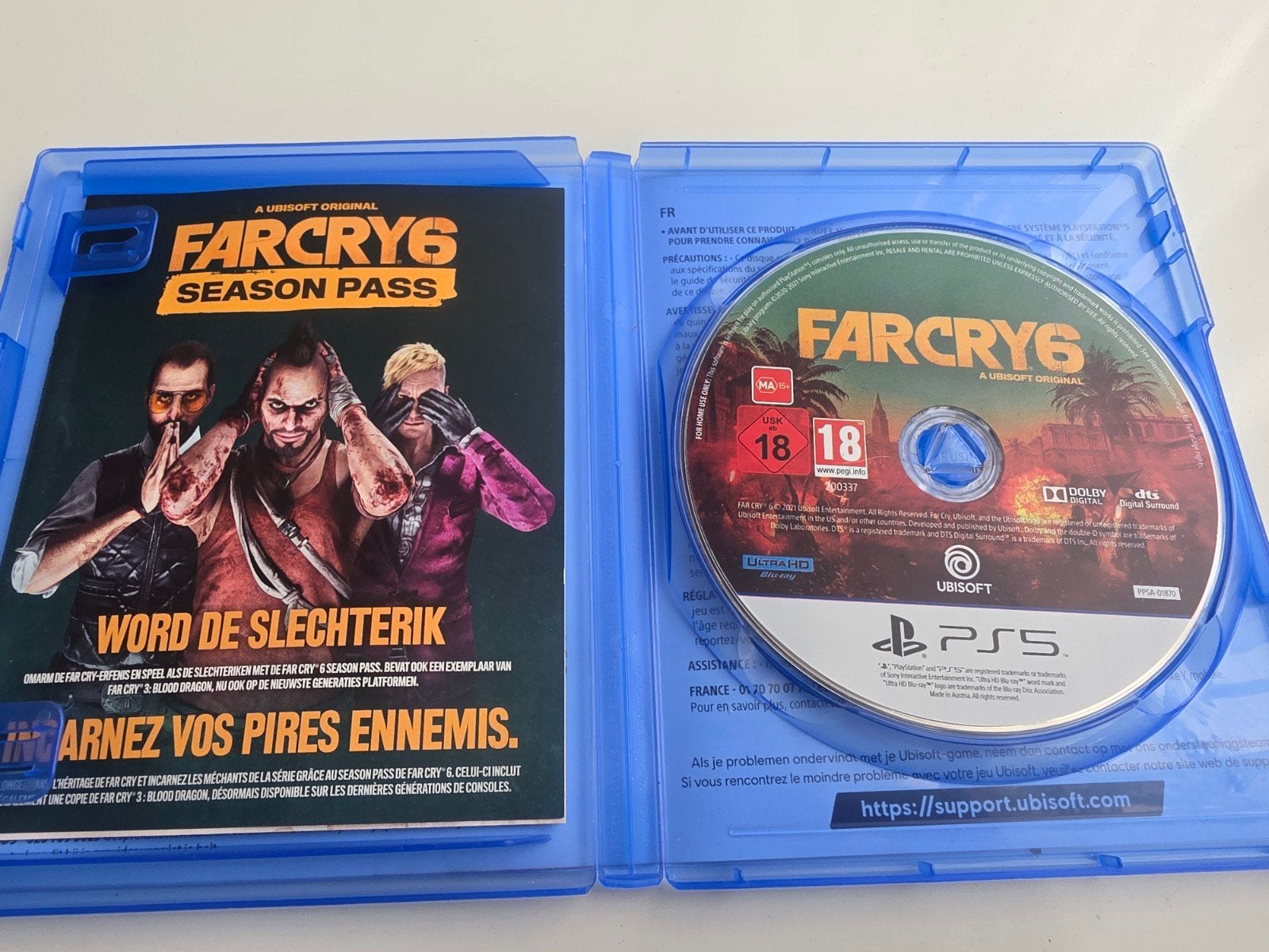 Far Cry 6 voor Playstation 5 Lees Beschrijving Aub, Spelcomputers en Games, Online, Vanaf 18 jaar, Shooter, 1 speler