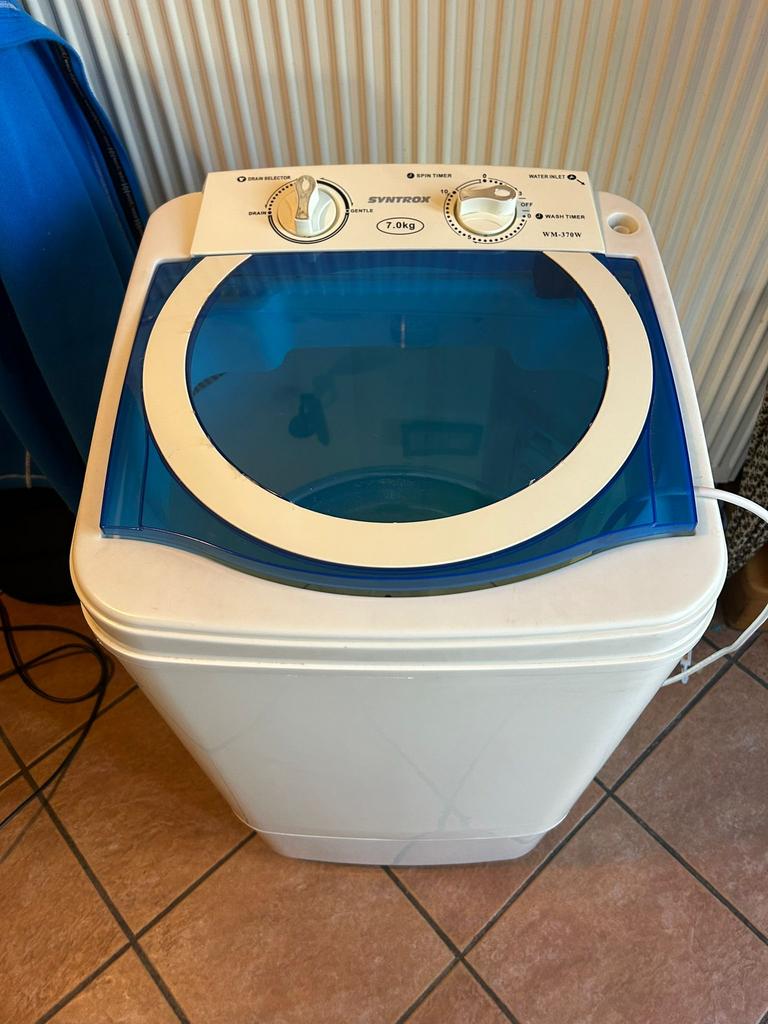 Camping wasmaschine 7kg, Witgoed en Apparatuur, Ophalen, Minder dan 85 cm, Zo goed als nieuw, 1200 tot 1600 toeren