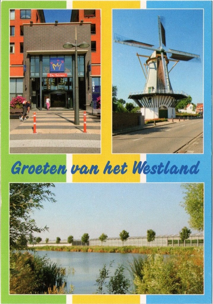 Westland  Groeten van het, Ophalen of Verzenden, Ongelopen, Zuid-Holland