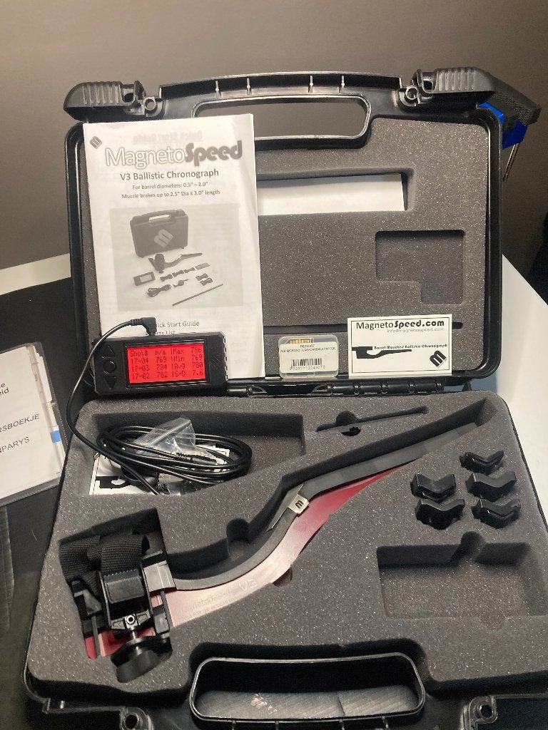 Chronograaf magnetospeed V3, Sport en Fitness, Schietsport-accessoires, Ophalen of Verzenden, Zo goed als nieuw
