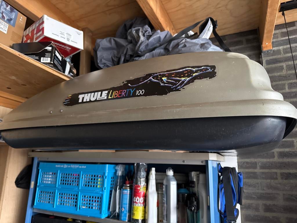Thule Liberty 100 Dakkoffer met Thule Rapid System 754, Auto diversen, Dakkoffers, Gebruikt, Ophalen