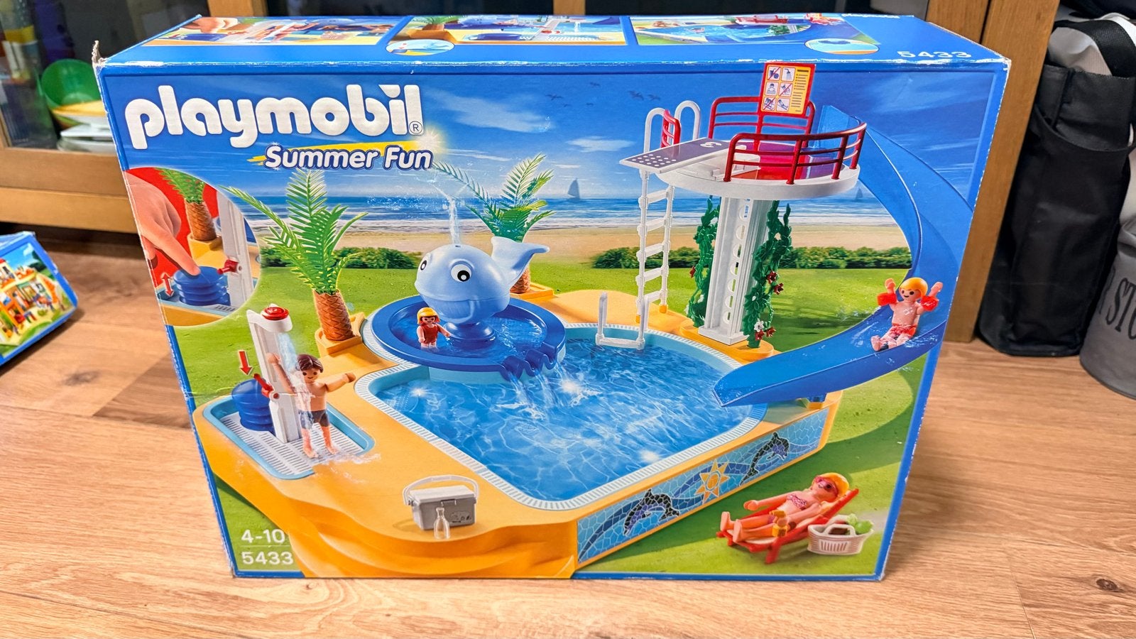 Playmobil Summer Fun Zwembad met Glijbaan (5433), Ophalen of Verzenden, Gebruikt, Jongen of Meisje