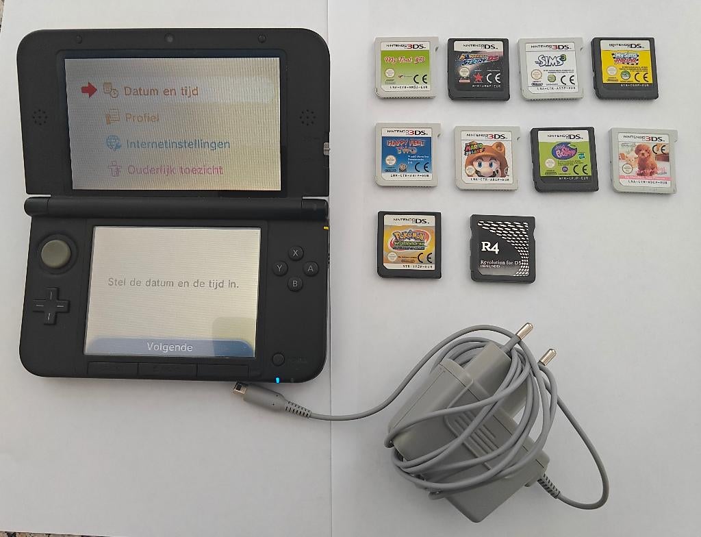 NINTENDO 3DS, Spelcomputers en Games, Spelcomputers | Nintendo 2DS en 3DS, Zwart, Ophalen of Verzenden, Met beschermhoes of tas