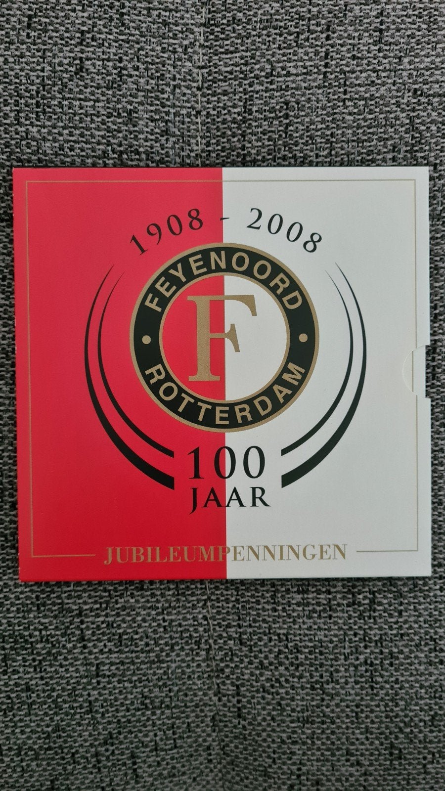 Feyenoord Rotterdam 100 Jaar Jubileumpenningen 1908 - 2008, Verzenden, Nederland, Munten