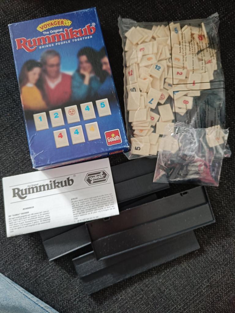 Rummikub, Een of twee spelers, Ophalen of Verzenden, Zo goed als nieuw