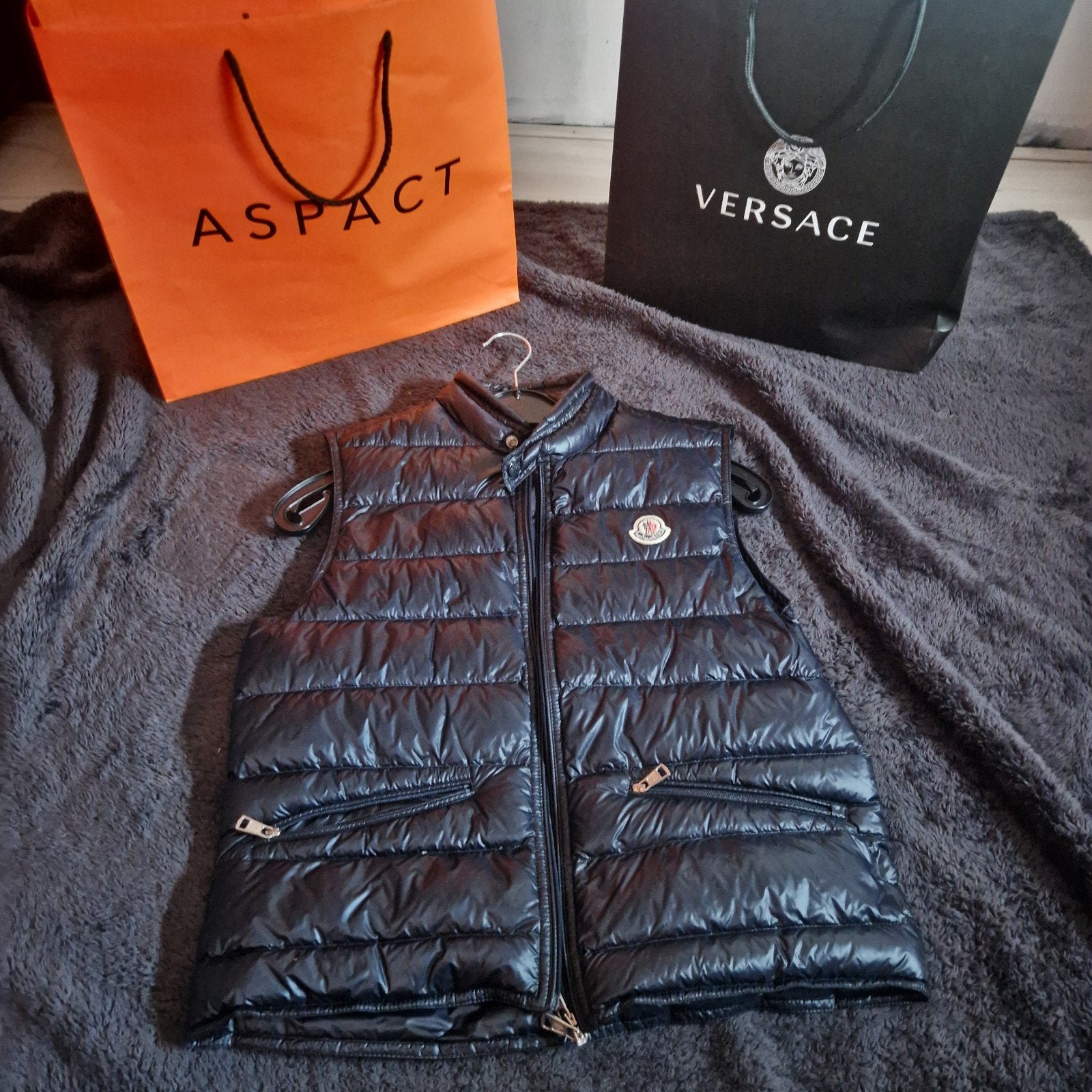 originele moncler bodywarmer, Kleding | Heren, Bodywarmers, Moncler, Zo goed als nieuw, Maat 46 (S) of kleiner, Verzenden