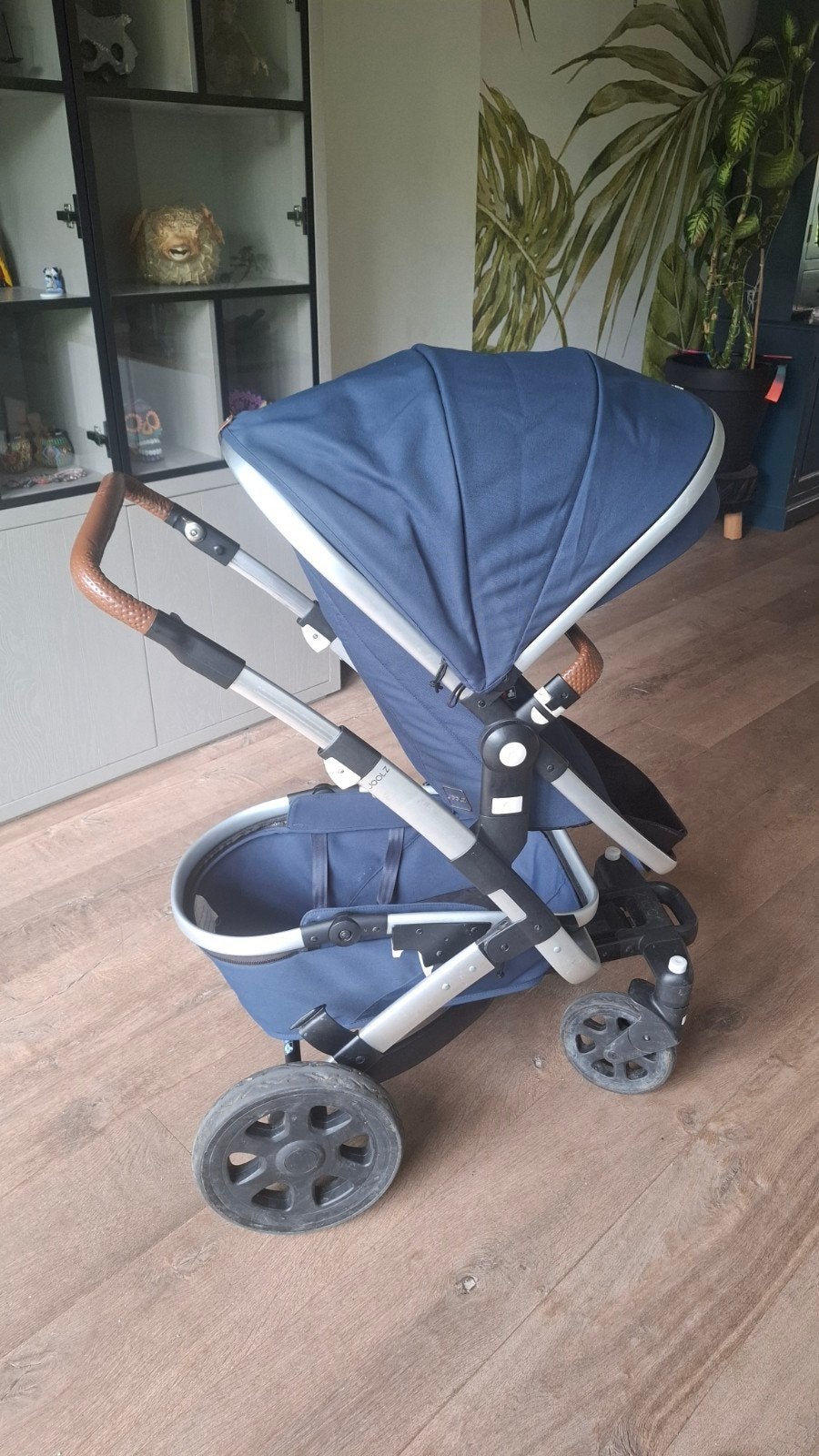 Joolz Geo 2 Combiwagen - Compleet met reiswieg en zitje, Ophalen, Zo goed als nieuw, Overige merken, Verstelbare duwstang
