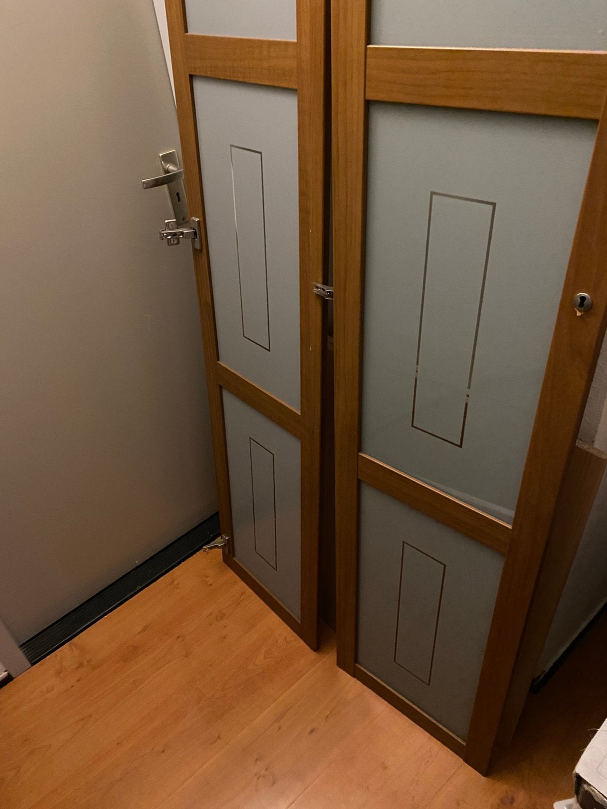 Ikea Pax glazen deuren, 200 cm of meer, Zo goed als nieuw, Minder dan 25 cm, 50 tot 100 cm