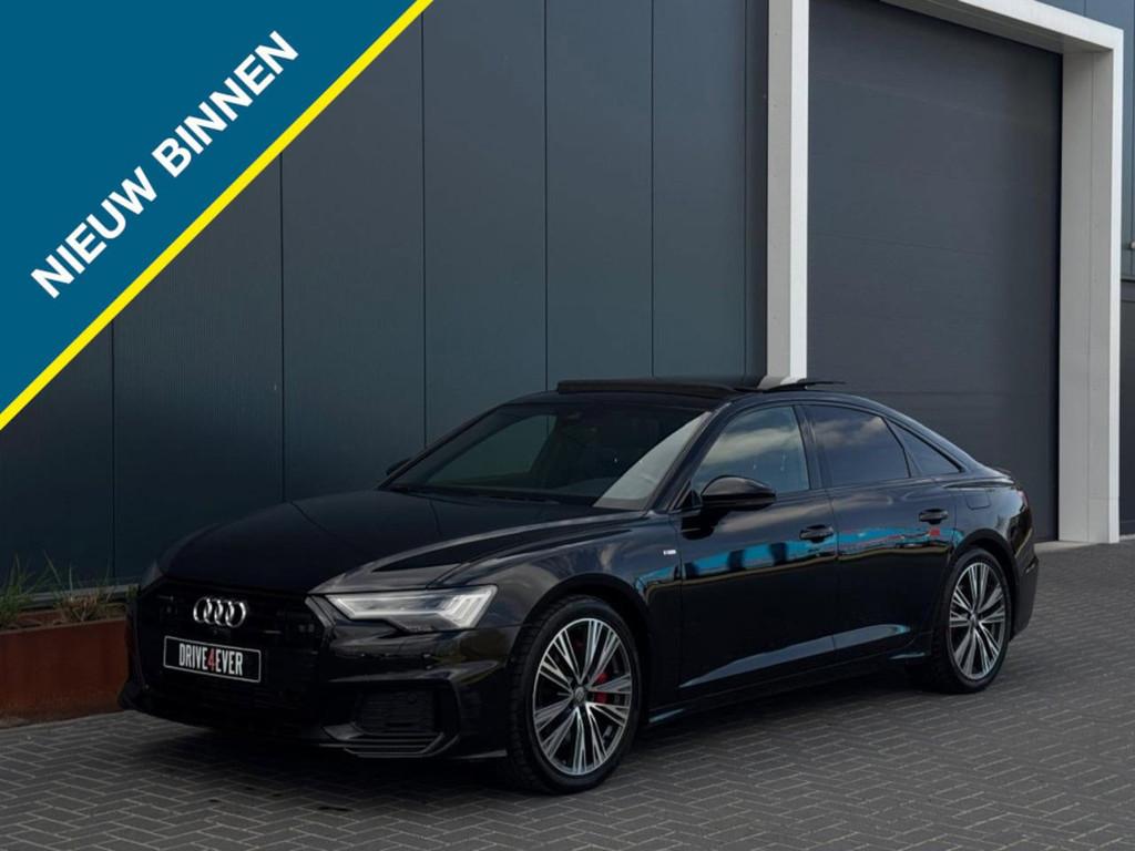 Audi A6 Limousine 55 TFSI 3x S-Line PANO 360 CAMERA TREKHAAK, Auto's, Automaat, Parkeersensor, Gebruikt, 4 cilinders